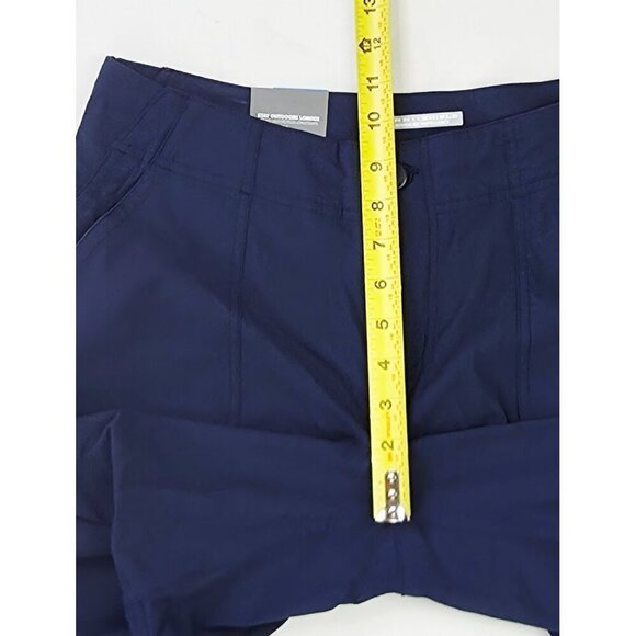 Columbia PFG Womens 10 Short Navy Omni Shield UPF 50 Repellency Logo Shorts NWT - Picture 2 of 16